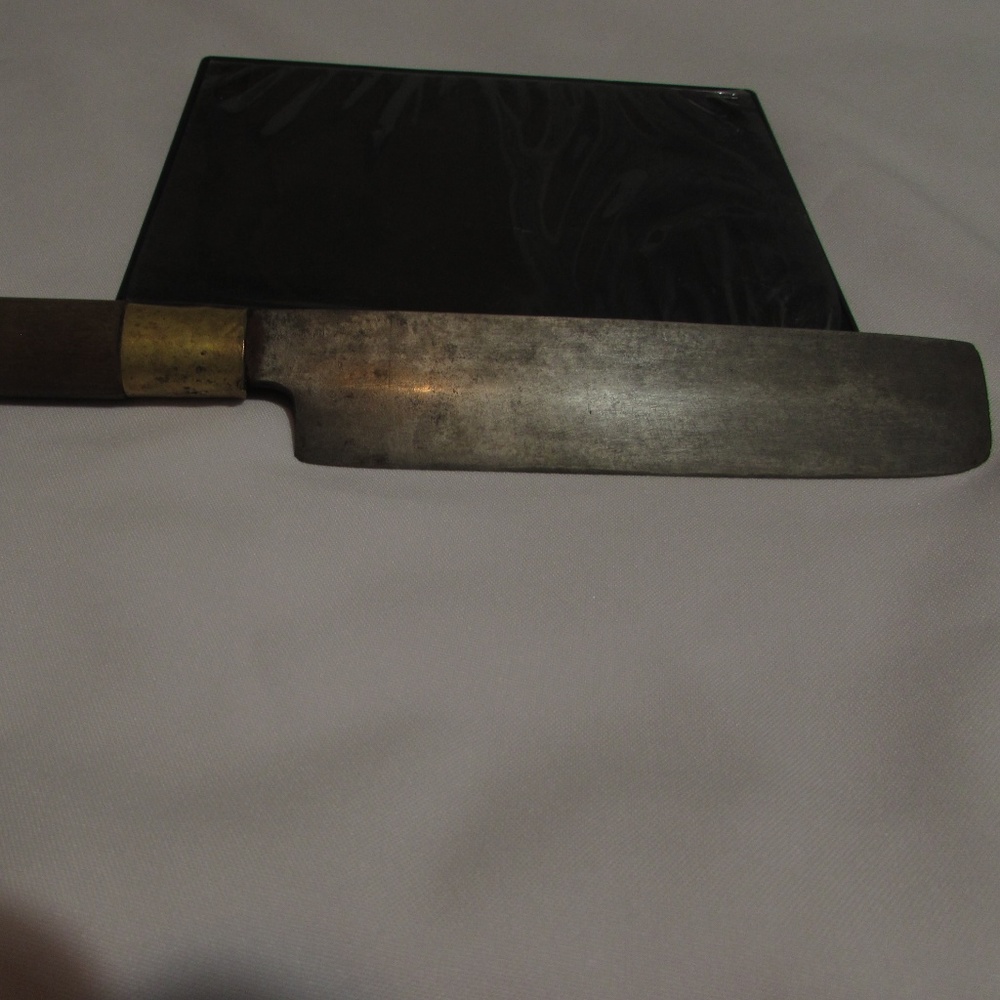 Usuba Signed Handmade Vegetable Japanese Knife Vtg